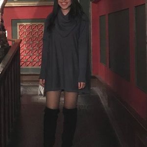 WINDSOR turtleneck sweater dress